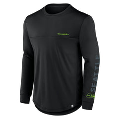 Seattle Seahawks Blackout Long Sleeve T-Shirt - Black - Fanatics