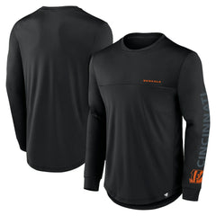 Cincinnati Bengals Blackout Long Sleeve T-Shirt - Black - Fanatics