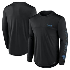 Tennessee Titans Blackout Long Sleeve T-Shirt - Black - Fanatics