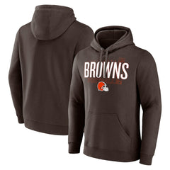 Cleveland Browns Pylon Outline Pullover Hoodie - Brown - Fanatics