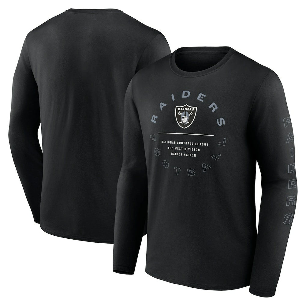 Las Vegas Raiders Stat Sheet Long Sleeve T-Shirt - Black - Fanatics
