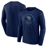 Tennessee Titans Stat Sheet Long Sleeve T-Shirt - Navy - Fanatics