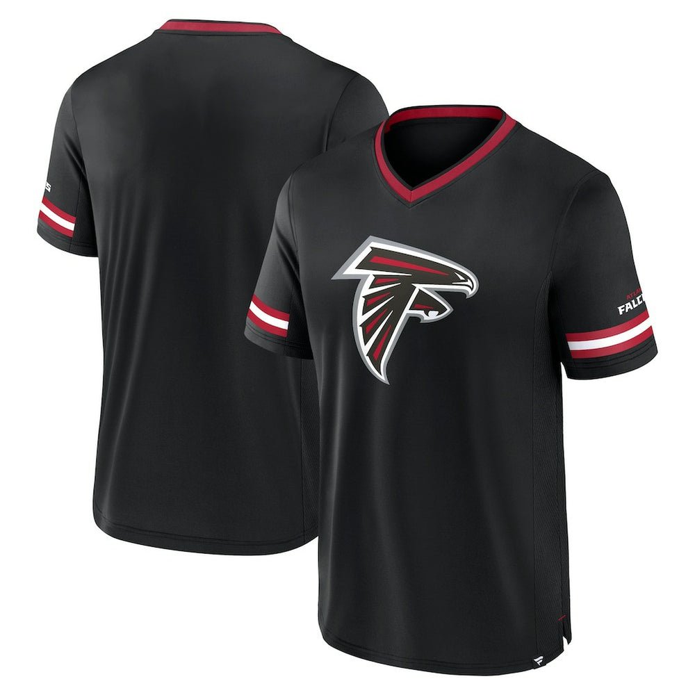 Atlanta Falcons Stripe Stacking T-Shirt - Black - Fanatics