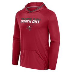 Tampa Bay Buccaneers Transitional Defender Hoodie Long Sleeve T-Shirt - Red - Fanatics