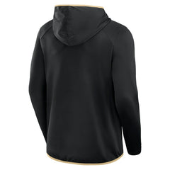 New Orleans Saints Transitional Defender Hoodie Long Sleeve T-Shirt - Black - Fanatics
