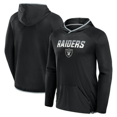 Las Vegas Raiders Transitional Defender Hoodie Long Sleeve T-Shirt - Black - Fanatics