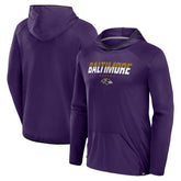 Baltimore Ravens Transitional Defender Hoodie Long Sleeve T-Shirt - Purple - Fanatics