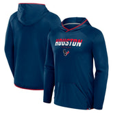 Houston Texans Transitional Defender Hoodie Long Sleeve T-Shirt - Navy - Fanatics