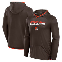 Cleveland Browns Transitional Defender Hoodie Long Sleeve T-Shirt - Brown - Fanatics