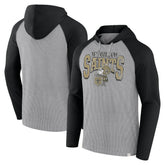 New Orleans Saints Under Center Long Sleeve Hoodie T-Shirt - Gray/Black - Fanatics