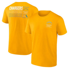 Los Angeles Chargers Repeat Stats T-Shirt - Gold - Fanatics