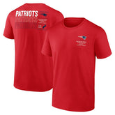 New England Patriots Repeat Stats T-Shirt - Red - Fanatics