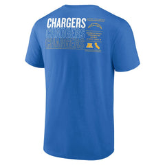 Los Angeles Chargers Repeat Stats T-Shirt - Powder Blue - Fanatics
