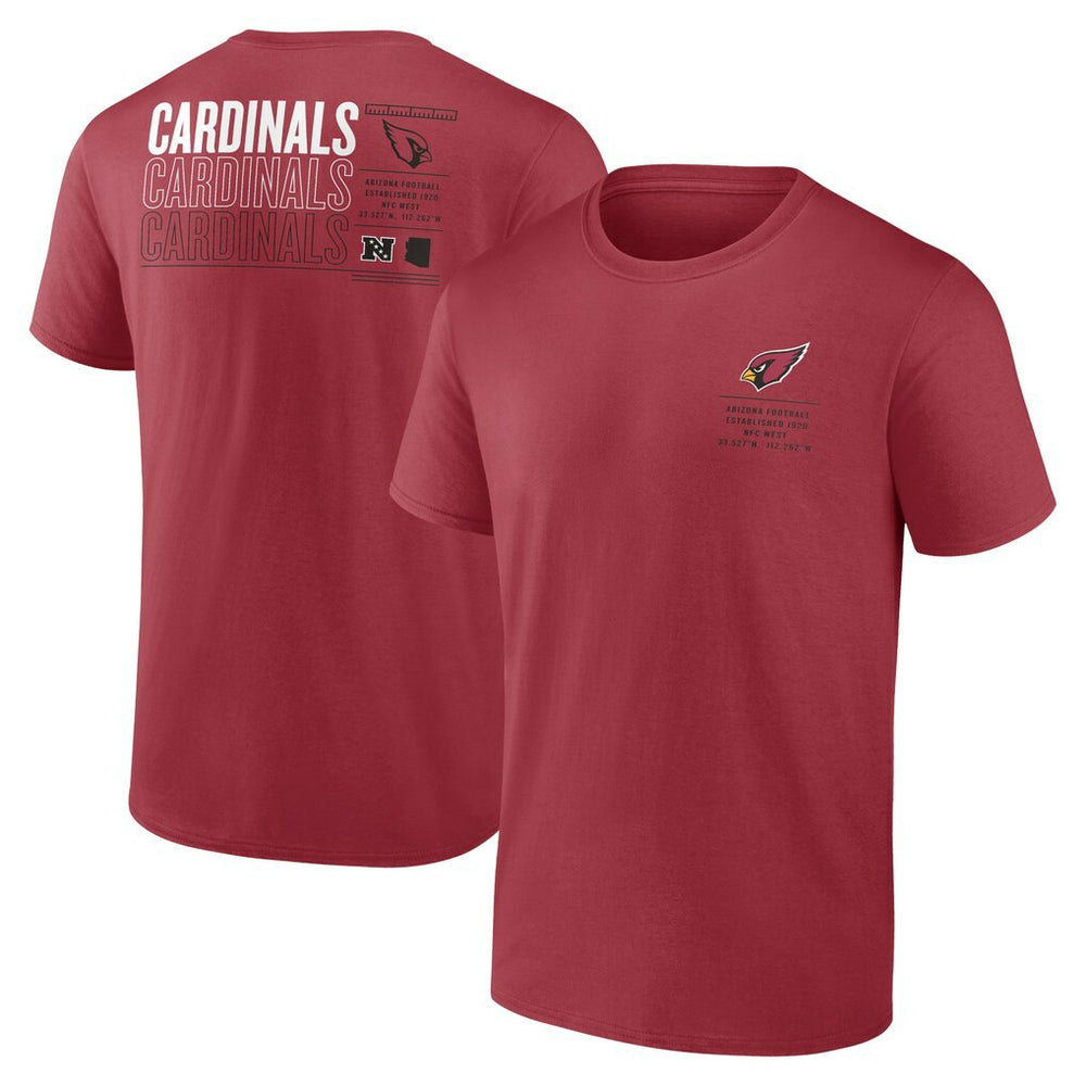 Arizona Cardinals Repeat Stats T-Shirt - Cardinal - Fanatics