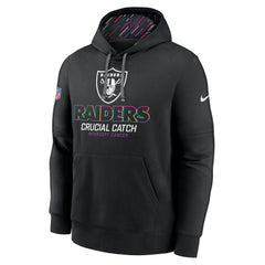 Las Vegas Raiders 2024 NFL Crucial Catch Club Pullover Hoodie - Black - Nike