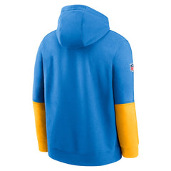 Los Angeles Chargers 2024 Sideline Club Pullover Hoodie - Powder Blue - Nike