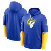 Los Angeles Rams 2024 Sideline Club Pullover Hoodie - Royal - Nike