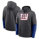 New York Giants 2024 Sideline Club Pullover Hoodie - Anthracite - Nike
