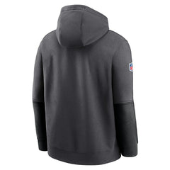 New Orleans Saints 2024 Sideline Club Pullover Hoodie - Anthracite - Nike