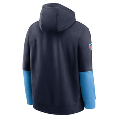 Tennessee Titans 2024 Sideline Club Pullover Hoodie - Navy - Nike