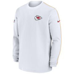Kansas City Chiefs 2024 Sideline Coaches Long Sleeve Top - Red - Nike
