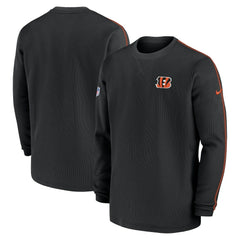 Cincinnati Bengals 2024 Sideline Coaches Long Sleeve Top - Black - Nike