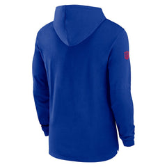 Buffalo Bills 2024/25 Sideline Performance Long Sleeve Hoodie T-Shirt - Royal - Nike