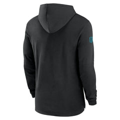 Jacksonville Jaguars 2024/25 Sideline Performance Long Sleeve Hoodie T-Shirt - Black - Nike
