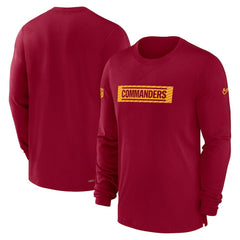 Washington Commanders Sideline Player Performance Long Sleeve T-Shirt - Burgundy - Nike