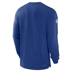 New York Giants Sideline Player Performance Long Sleeve T-Shirt - Royal - Nike
