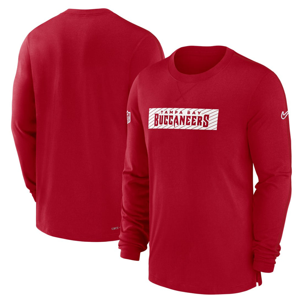 Tampa Bay Buccaneers Sideline Player Performance Long Sleeve T-Shirt - Red - Nike