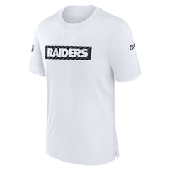 Las Vegas Raiders Sideline Player Performance T-Shirt - White - Nike