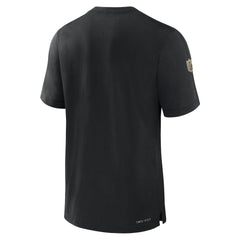 New Orleans Saints Sideline Player Performance T-Shirt - Black - Nike