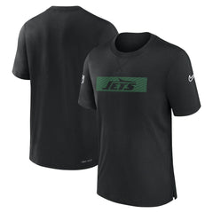 New York Jets Sideline Player Performance T-Shirt - Black - Nike