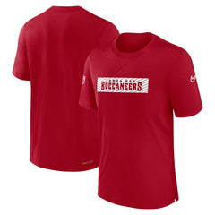 Tampa Bay Buccaneers Sideline Player Performance T-Shirt - Red - Nike