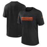 Cincinnati Bengals Sideline Player Performance T-Shirt - Black - Nike