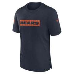 Chicago Bears Sideline Player Performance T-Shirt - Navy - Nike