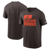 Cleveland Browns Air Essential T-Shirt - Brown - Nike