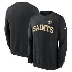 New Orleans Saints Club Pullover Sweatshirt - Black - Nike