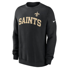 New Orleans Saints Club Pullover Sweatshirt - Black - Nike