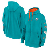 Miami Dolphins Primetime Club Full-Zip Hoodie - Aqua - Nike