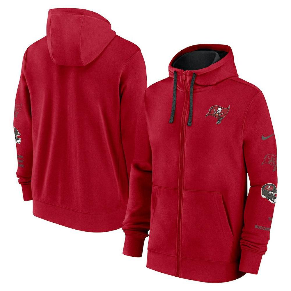 Tampa Bay Buccaneers Primetime Club Full-Zip Hoodie - Red - Nike