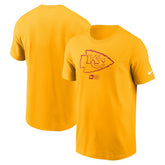 Kansas City Chiefs Faded Essential T-Shirt - Gold - Nike