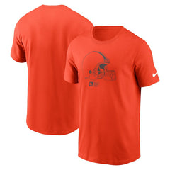 Cleveland Browns Faded Essential T-Shirt - Orange - Nike