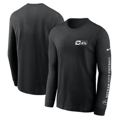New York Jets All Out Long Sleeve T-Shirt - Black - Nike