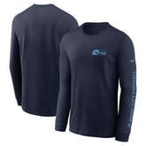 Tennessee Titans All Out Long Sleeve T-Shirt - Navy - Nike