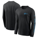 Carolina Panthers All Out Long Sleeve T-Shirt - Black - Nike