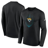 Jacksonville Jaguars Icon Legend Performance Long Sleeve T-Shirt - Black - Nike