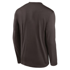 Cleveland Browns Icon Legend Performance Long Sleeve T-Shirt - Brown - Nike