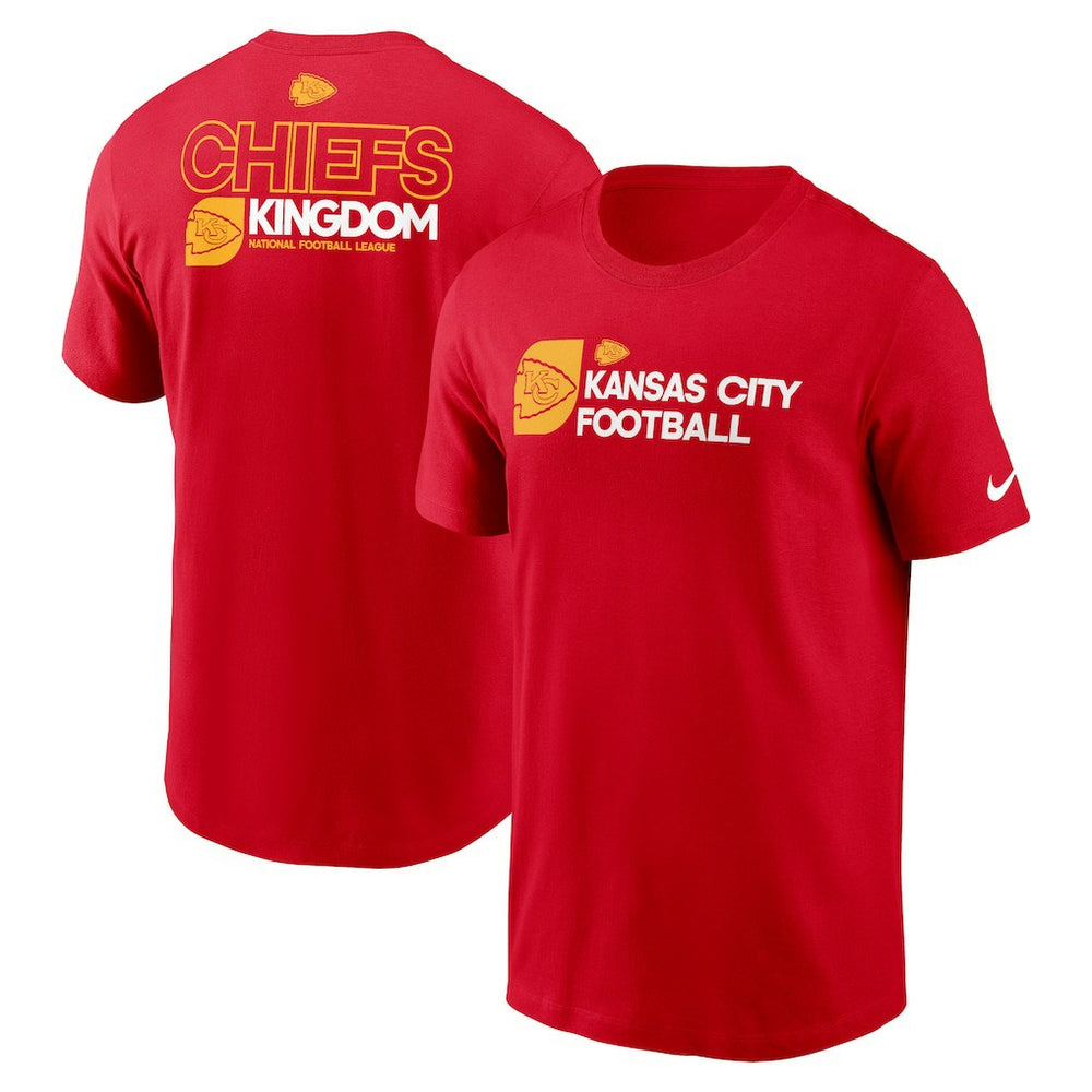 Kansas City Chiefs Outline T-Shirt - Red - Nike